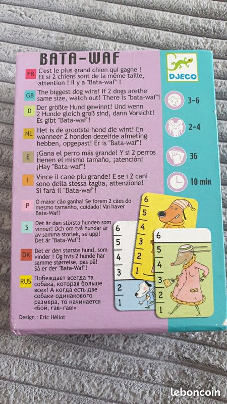Jeu de cartes Bata-Waf (image 2)