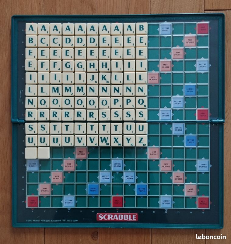 Ancien Jeu Scrabble De Voyage Vintage - Années 70/80 - Complet Avec Toutes Les Lettres