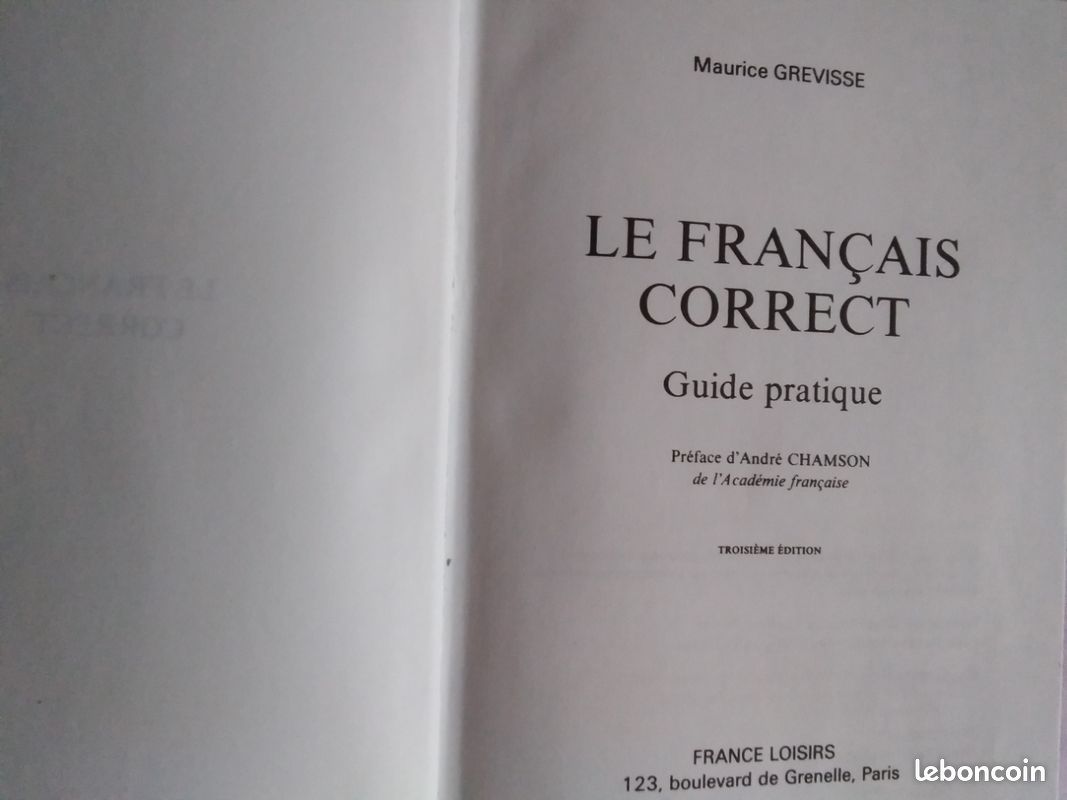 Le français correct/Grevisse et Dictionnaire du français contemporain (image 6)