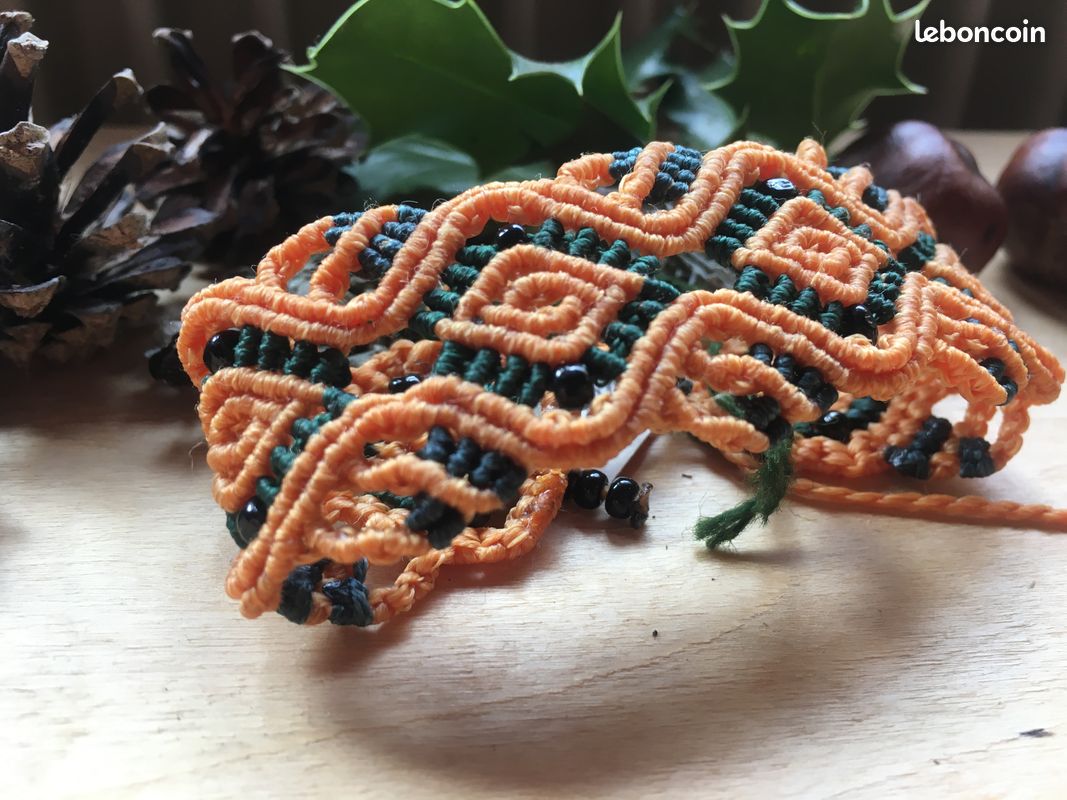 Handmade micro macramé bijoux (image 2)