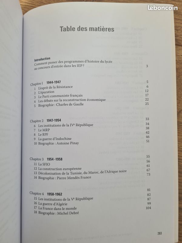 Vends "La France de 1944 à 2007" de Alain Collas (Sciences Po/IEP/histoire) (image 6)