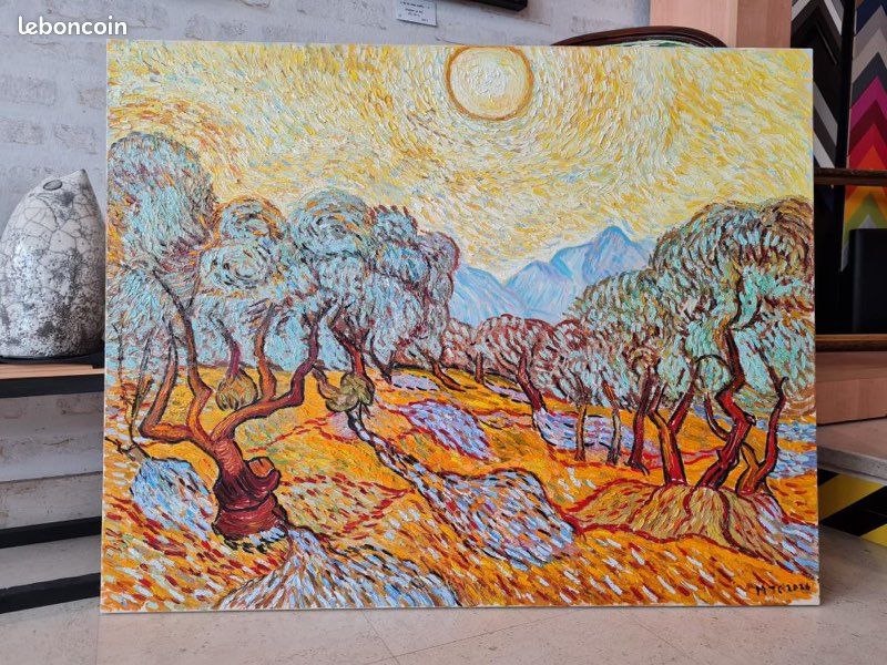 Copie les Oliviers de Van Gogh (image 1)