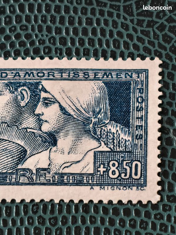 Timbre : 1929 Caisse d'Amortissement - type semeuse lignée / surchargé Timbre : 1929 Caisse d'Amortissement - type semeuse lignée / surchargé