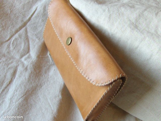 Pochette complète en cuir naturel (image 2)