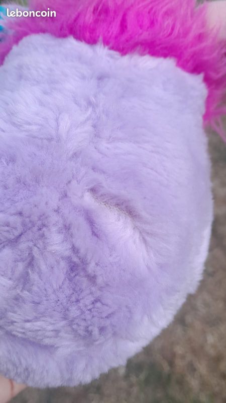 Peluche vintage Popples “Pancake” années 80 – originale (image 3)