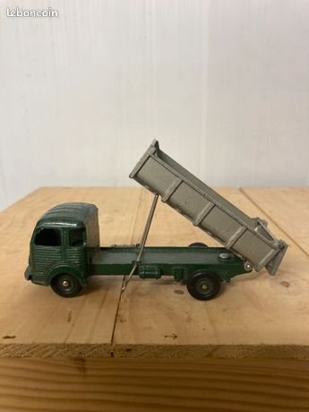 Dinky Toys 33B – Simca Cargo Benne Entrepreneur 1955, Vert/gris, Quasi Neuf, échelle 1/43