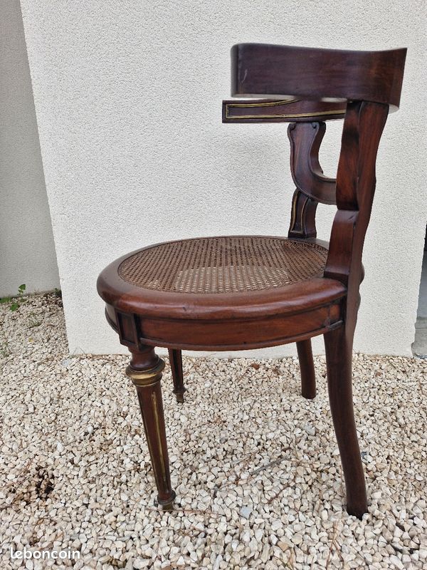 Fauteuil ancien avec canage (image 6)