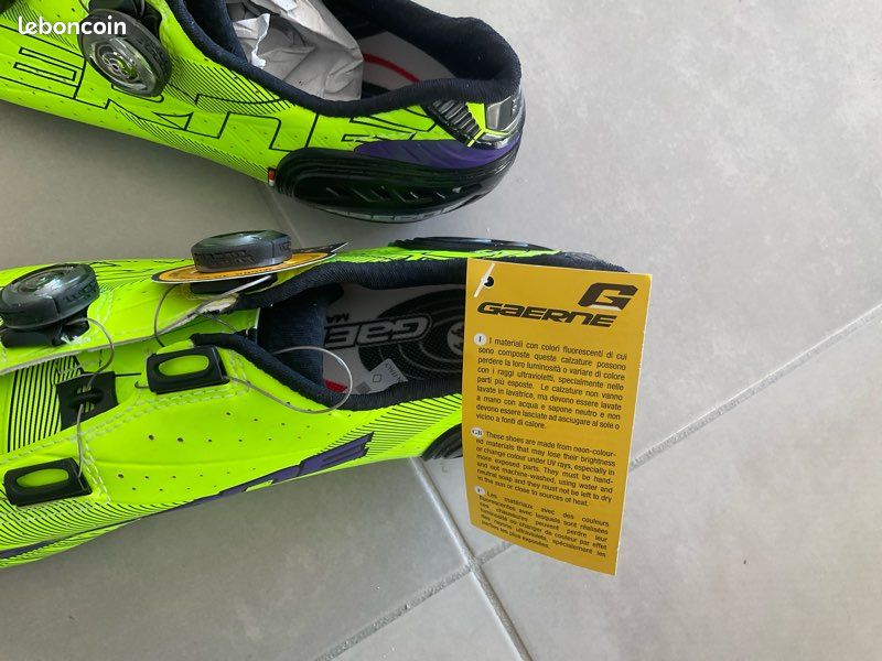 Neuves Chaussures vélo Gaerne G.Sincro (Jaune) Pointure 44 (image 5)