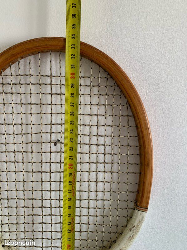Raquette De Tennis Vintage Dunlop A-Player, Bois/graphite, Grip 4 5/8, 12,95 Oz
