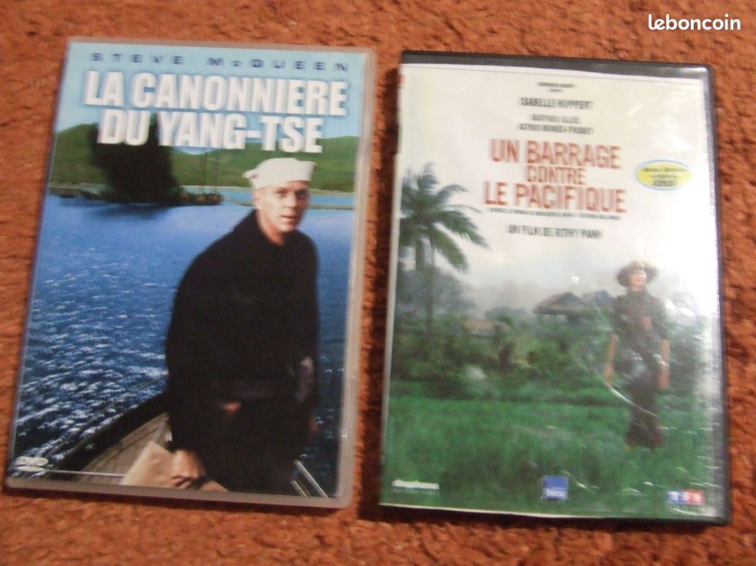 DVD / (CHINE / 1926) / LA CANNONIèRE DY YANG TSE - Steve MACQUEEN DVD / (Indochine / 1926) / UN BARRAGE CONTRE PACIFIQUE - MARGUERITE DURAS (image 1)