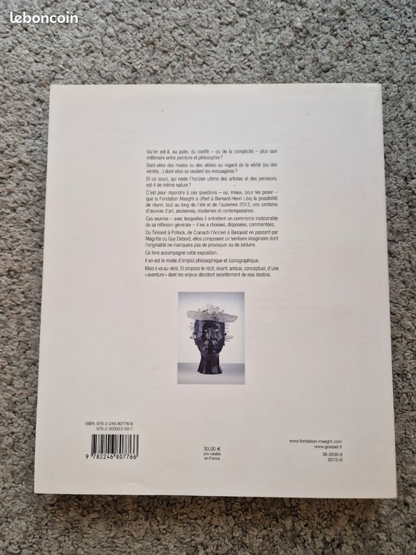 Livre exposition "Les aventures de la vérité", B.H Lévy (image 2)
