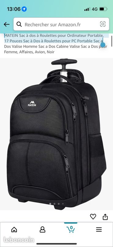 Laptop Backpack Sac Ã Dos Ordinateur Ã Roulettes Sac Ã Dos