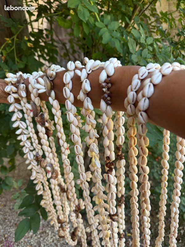 Collier Coquillage De Tahiti Vintage Années 50 - Ancien, Occasion, Bijou Ethnique