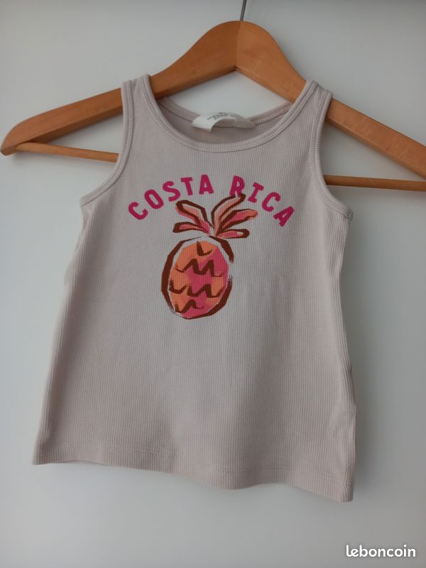 T-shirt rose délavé en coton imprimé citrons Limoncello coloré col rond - Horizons Lointains
