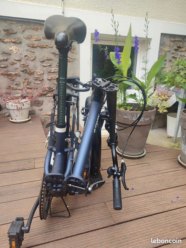 BTWIN Vélo pliant fold 500 bleu fonce (image 5)