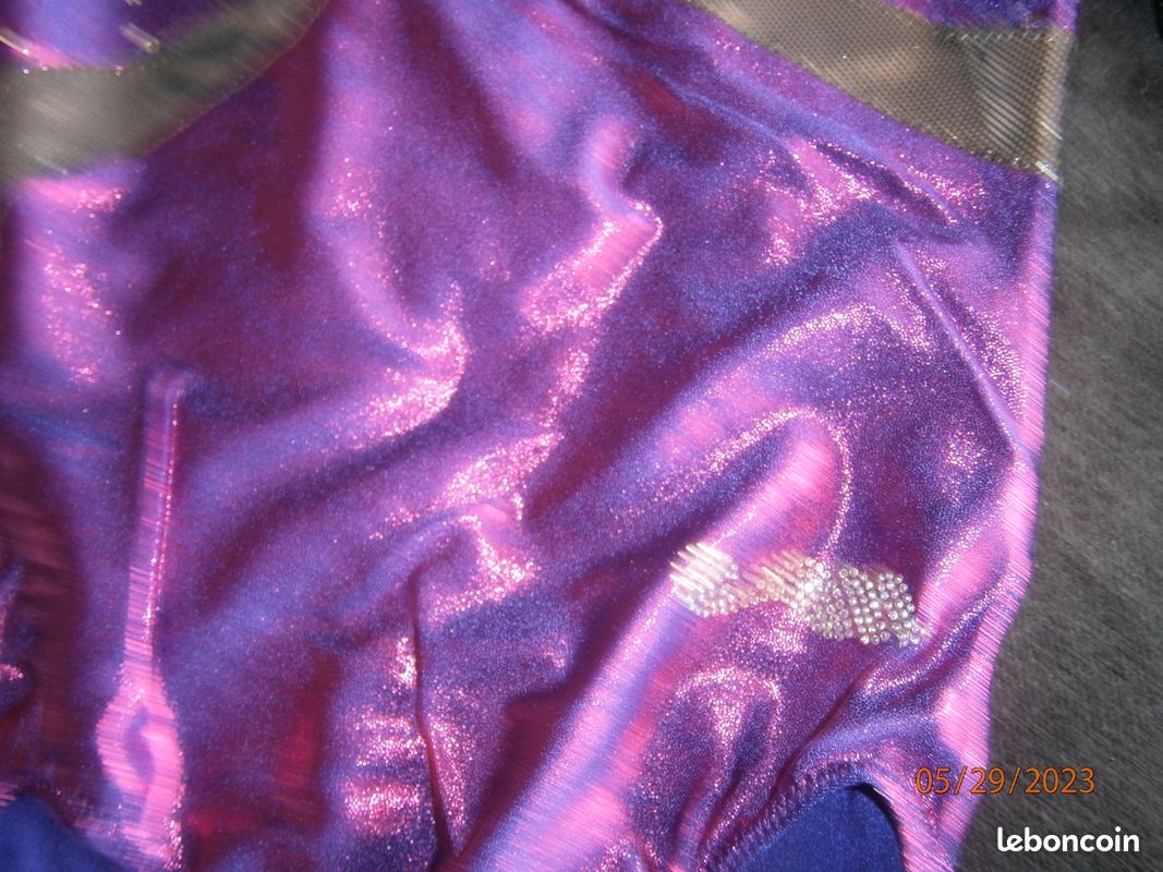 Justaucorps moreau logo strass, manches longues T1 (image 2)