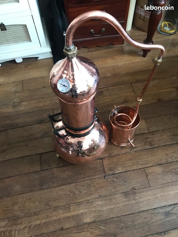 Alambic cuivre colonne 100 litres livré sous 48H/72H en stock (image 7)