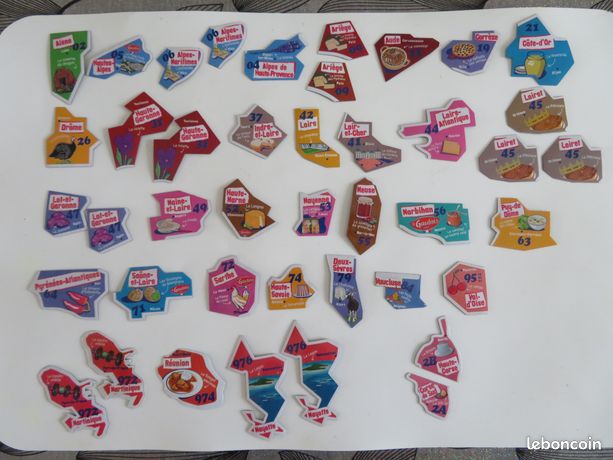 Objets de collection « magnets le gaulois carte de france » Toute la