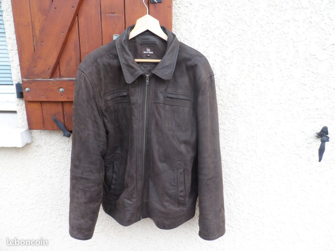 Blouson cuir de vachette olly gan Vêtements