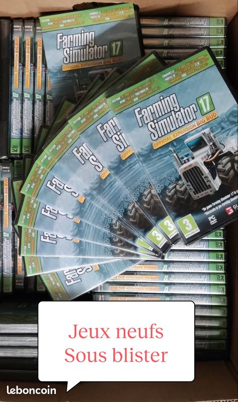 Extension Big Bud Pour Farming Simulator 17 - Jeu PC - Version Française NEUVE Sous Blister