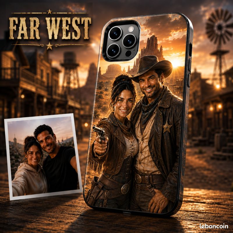 Coque de téléphone personnalisée depuis votre photo – CoupleChevalier & Princesse Fantasy (image 5)