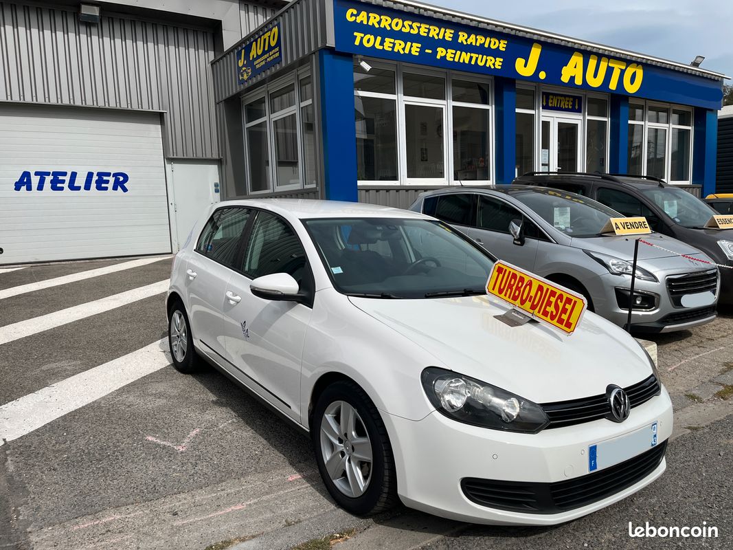 Belle golf 6 2.0 tdi 110cv gps clim possibilité garantie 12 / 24 / 36 mois (image 1)