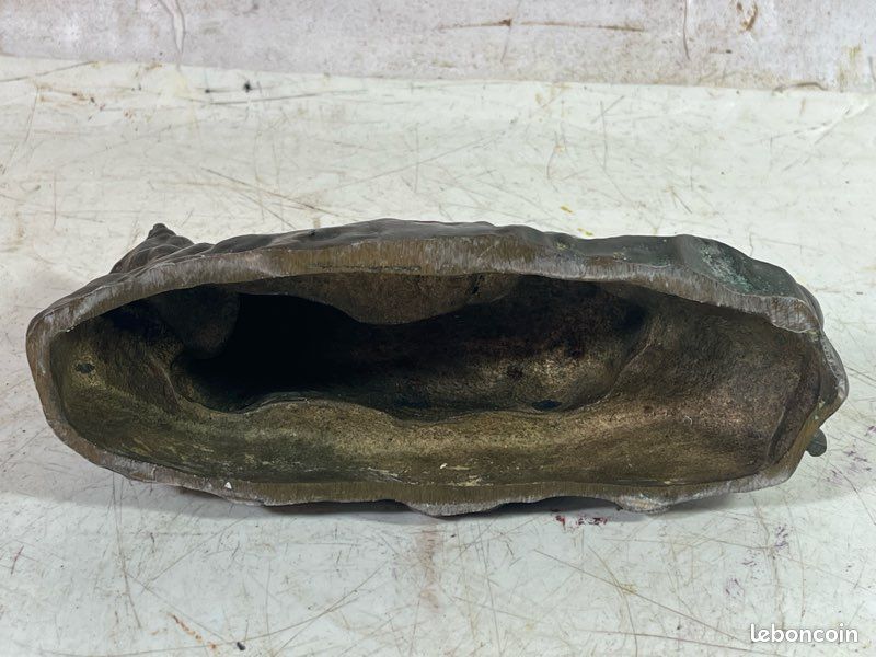 Panthère en bronze signée BARYE panthère de Tunis sculpture animalière ancien (image 4)