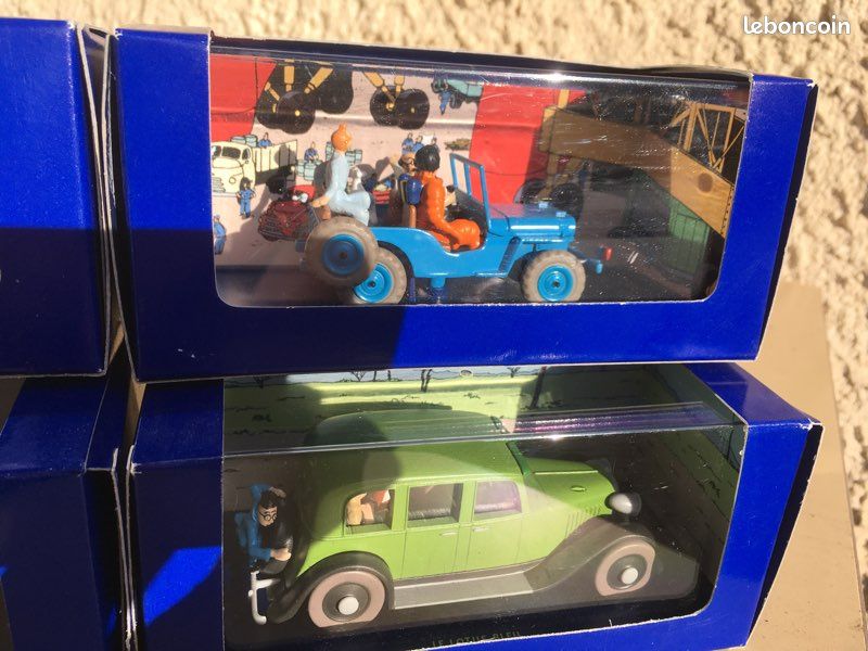4 voitures de Tintin neuves 1/43 (image 2)