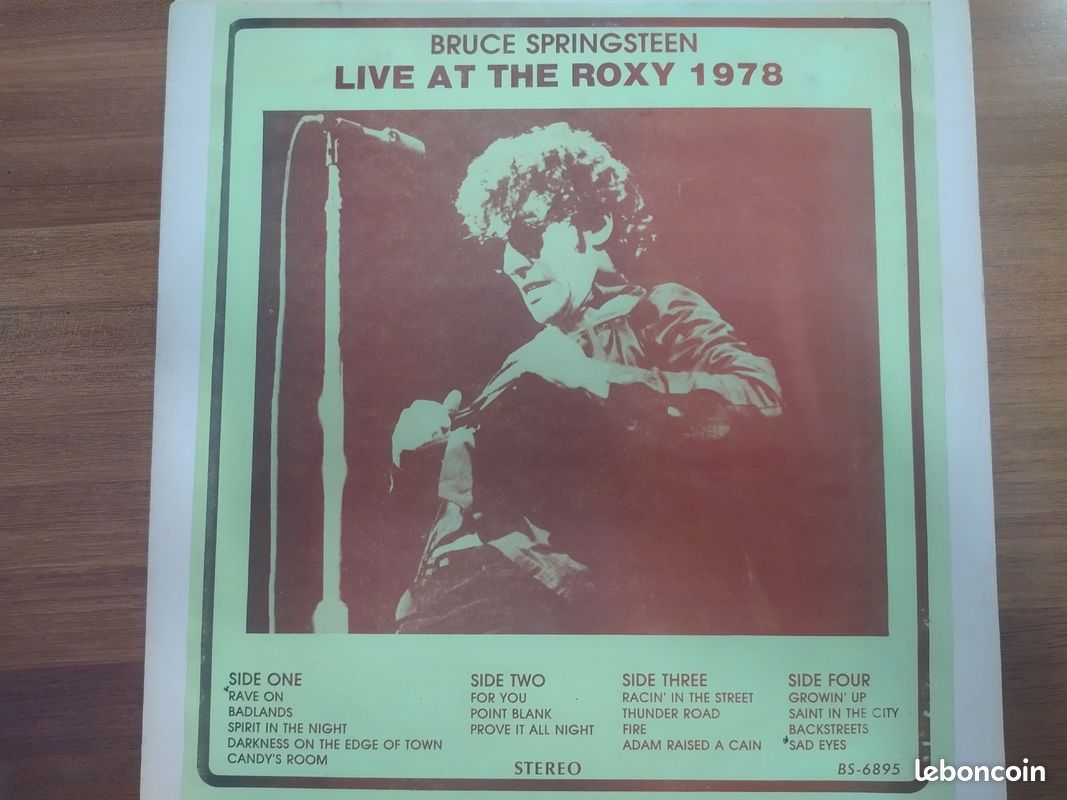 Bruce Springsteen Live at the Roxy Theater 1978 double vinyle (image 1)