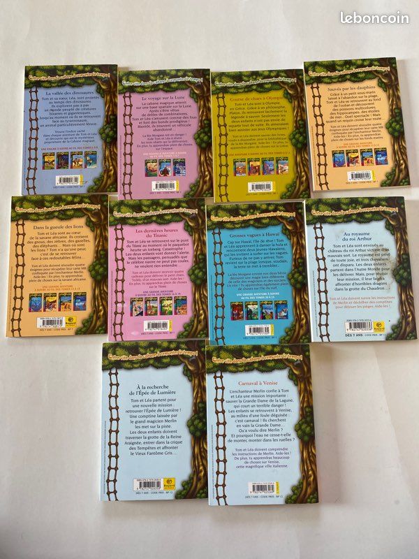 Lot de 10 tomes de la collection La Cabane Magique (image 5)