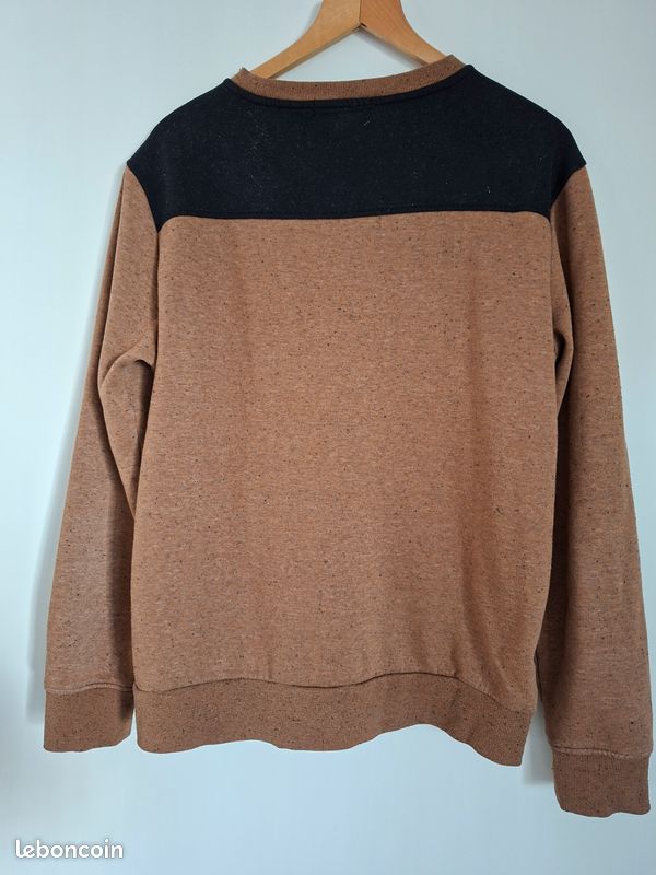T-shirt à encolure ras du cou Tilley Tuff en coton noir, grand, paquet