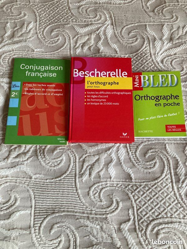 Lot 3 livres de français (image 1)