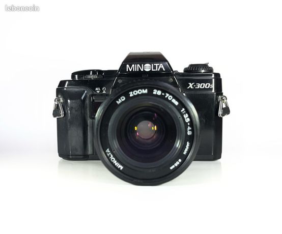 Appareil Photo Argentique Minolta X-300S + Objectif - Pour Pièces Ou Réparation - Vendu En L'état