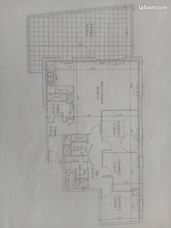 Appartement 4 pièces 89 m² · à Caen · 89 m² · 375 000 €