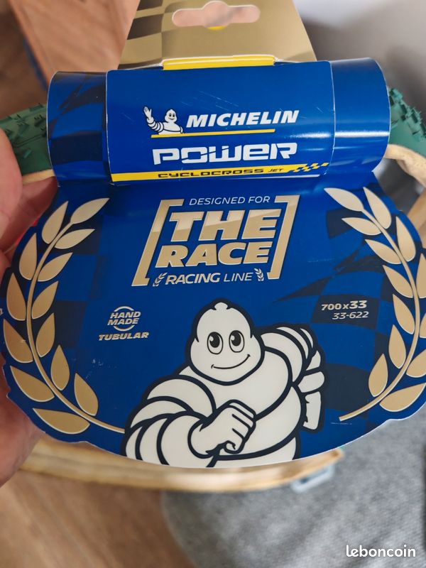 Pneu MICHELIN POWER JET Compétition Line 700x33c Tubeless Ready Vert