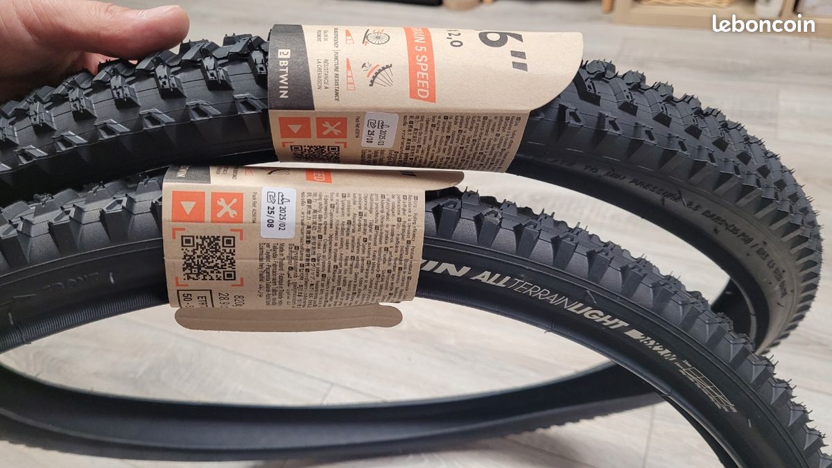 Mountain Bike Pneu Marathon Plus Decathlon Pneus 26