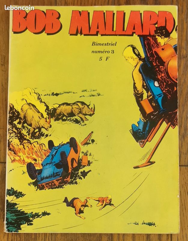 Ancien magazine bd Bob maillard années 70 Vintage (image 1)