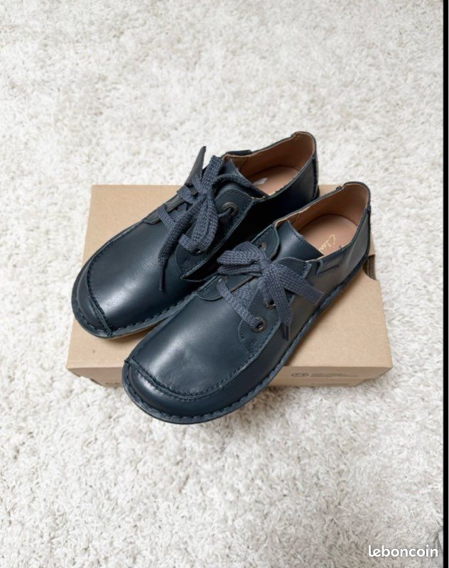 Chaussures - Clarks Funny Dream - Bleu Marine - Taille 40 - Neuf avec boite (image 9)