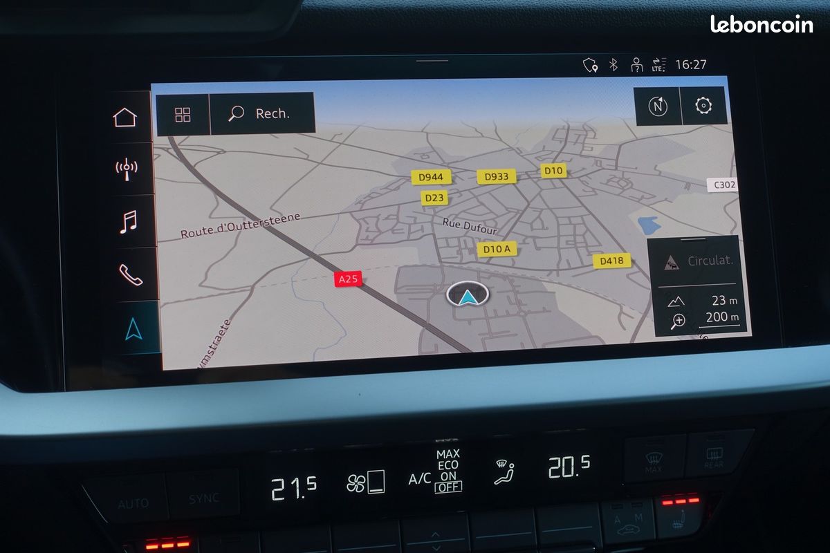 A3 Berline 30 Tfsi Virtual cockpit/Sièges sport chauffant/GPS Europe/Carplay/LED/1*Main/Garantie 12 Mois (image 12)