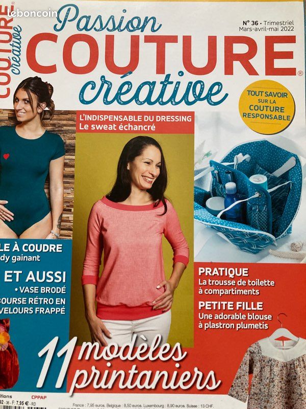 Lot couture passion couture créatrice coudre c'est facile un hiver couture (image 2)