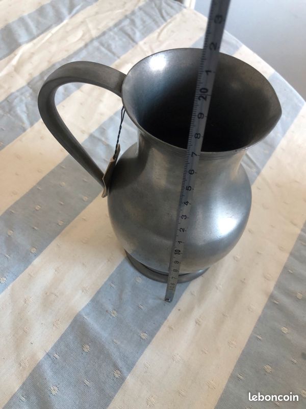 Pichet en étain 17 cm (image 2)
