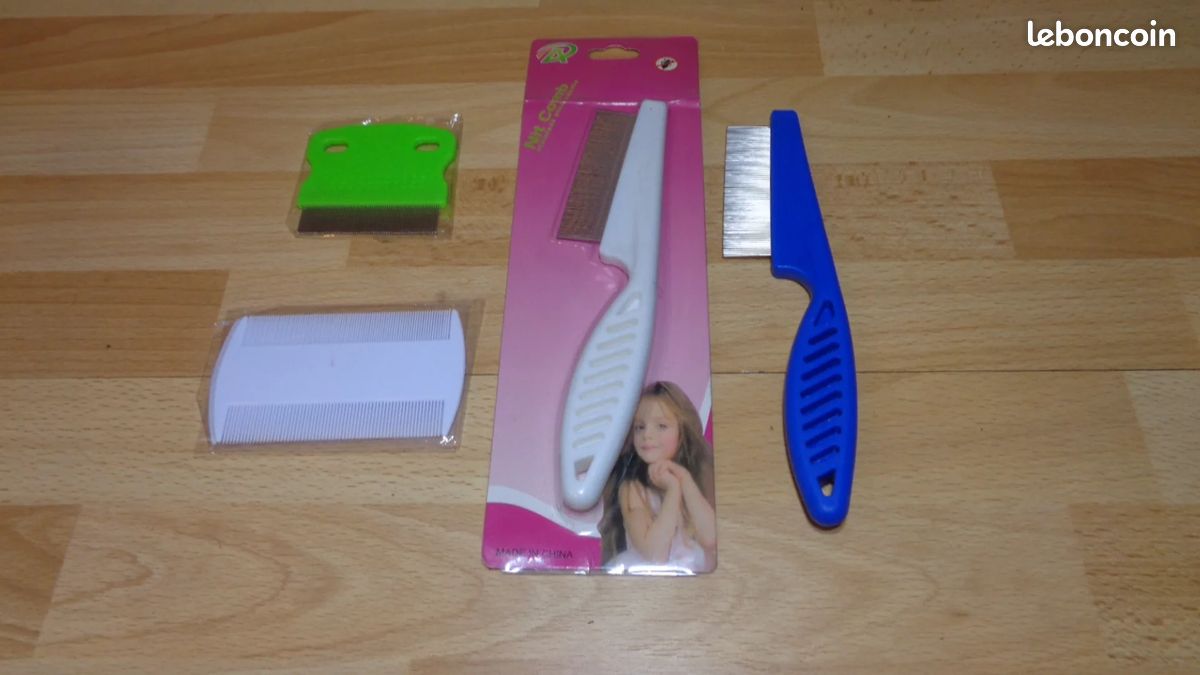 Lot de Peignes anti poux et lentes pour cheveux (image 1)