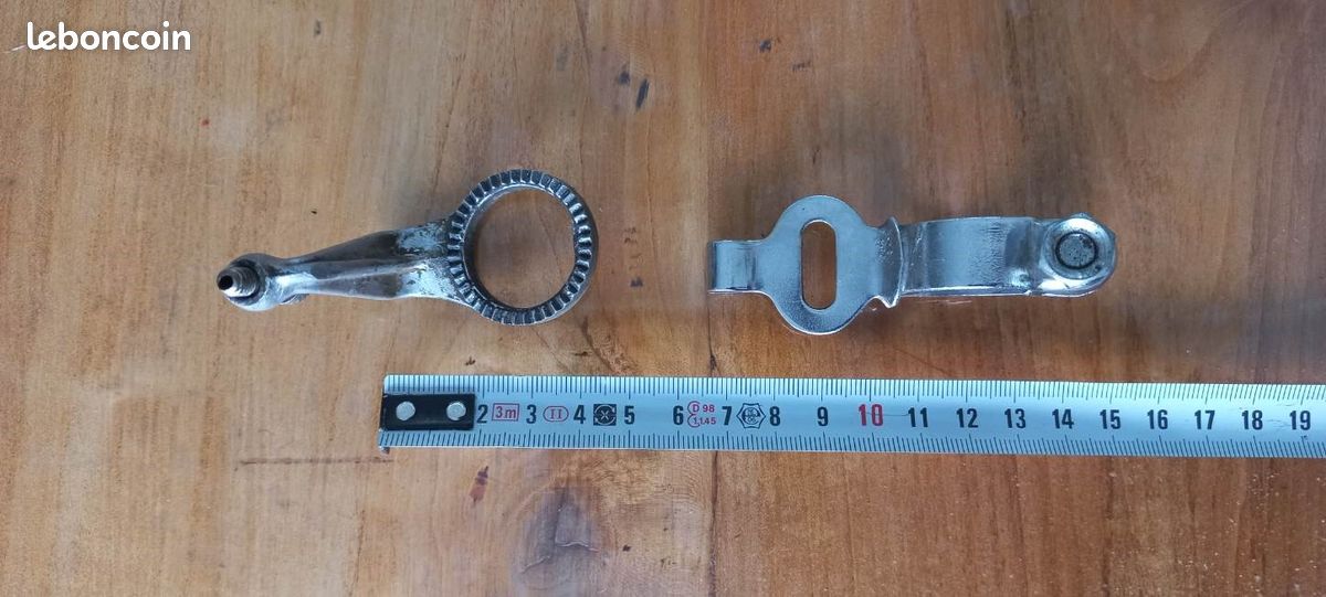 3 Colliers Dura Ace Chromés Pour Gaine Frein Arrière Vélo Route Vintage