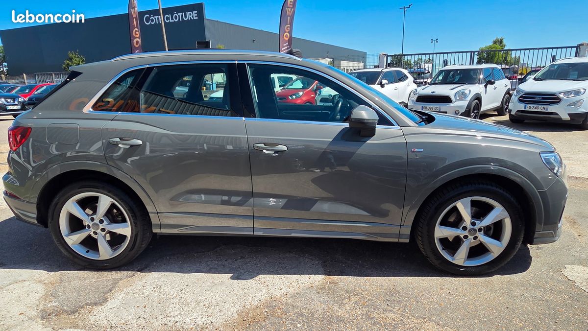 AUDI Q3 2.0 35 TDI 150ch S-LINE S-TRONIC - TOIT PANO - ANDROID AUTO CARPLAY - CUIR - COFFRE ELECTRIQUE (image 7)