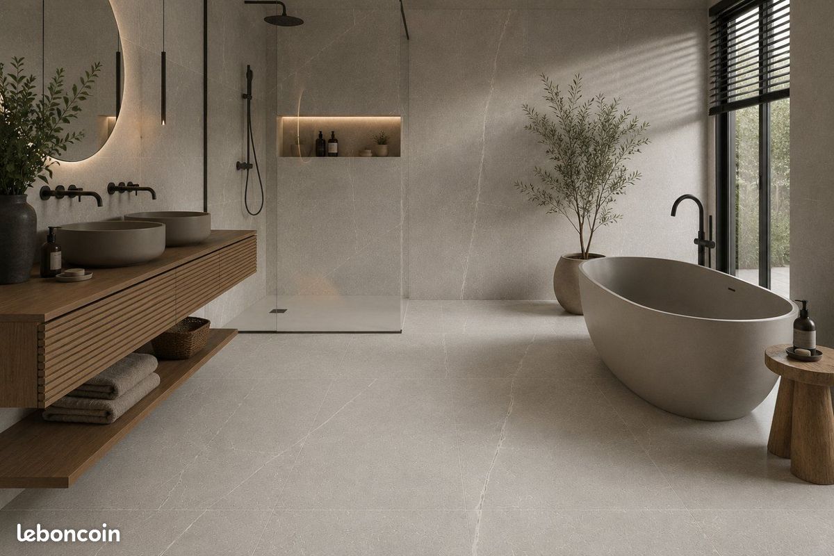 🔥Carrelage Intérieur PULPIS GREY SILK 60x120 – DÉSTOCKAGE🔥 (image 1)