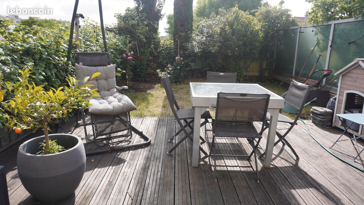 Table de jardin extensible avec 4 chaises (image 2)