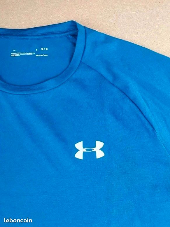 Haut de Sport Manches Longues Under Armour - Bleu Roi - Taille L (image 4)