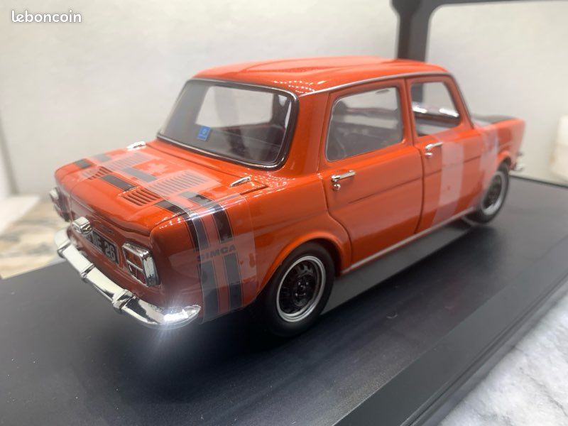 Norev Ancien 1/43 - Simca 1000 Rallye Série D - Boîte D'Origine (État Correct)