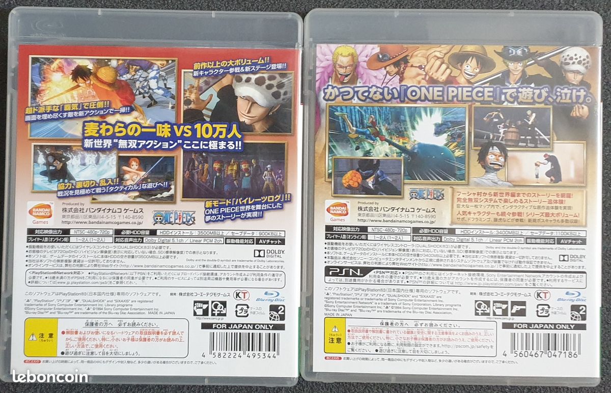 One piece pirates warriors 2 et 3 jap (image 2)
