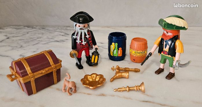 Pirate avec trésor royal playmobil (image 1)